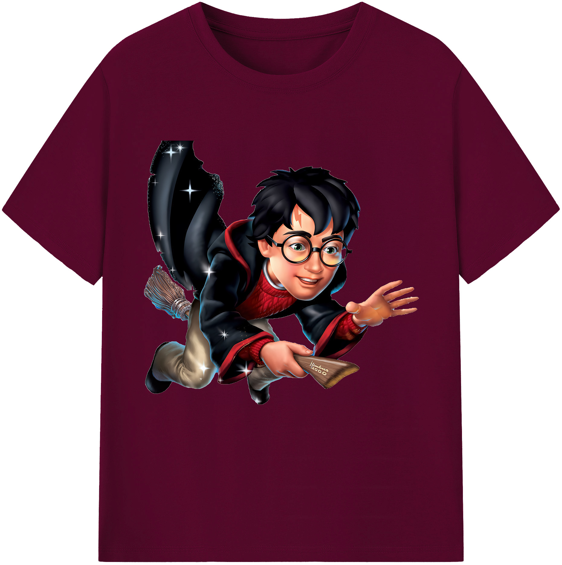 （画像用） Harry Potter ハリー・ポッターシリーズ レディースカジュアルプリントTシャツ（綿100％）